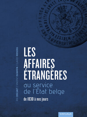 cover image of Les Affaires étrangères au service de l'État belge